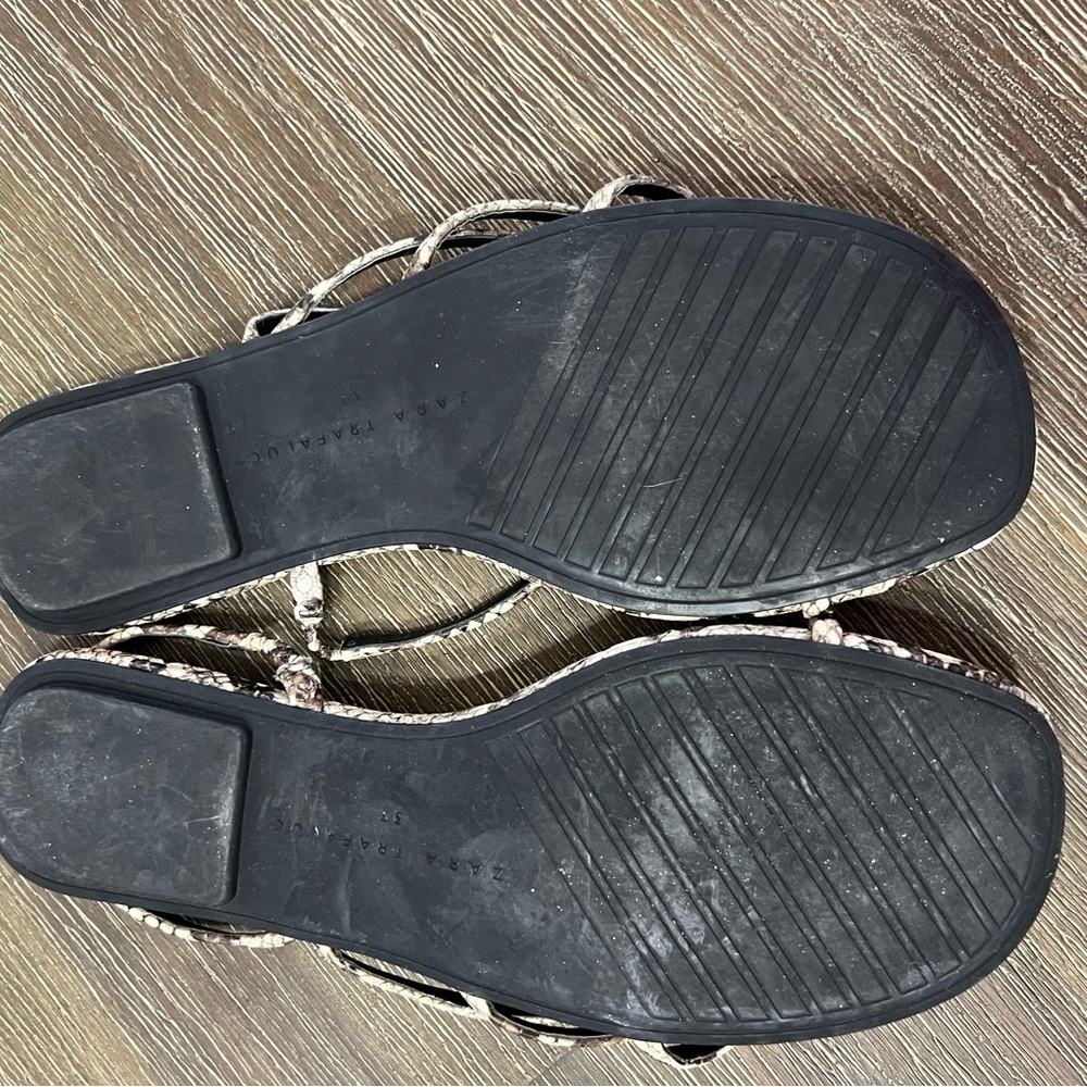 Snakeskin sandals